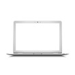 White laptop
