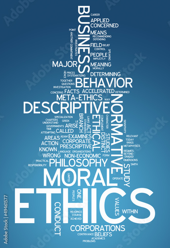 Illustration: Word Cloud "Ethics" Word Cloud "Ethics"