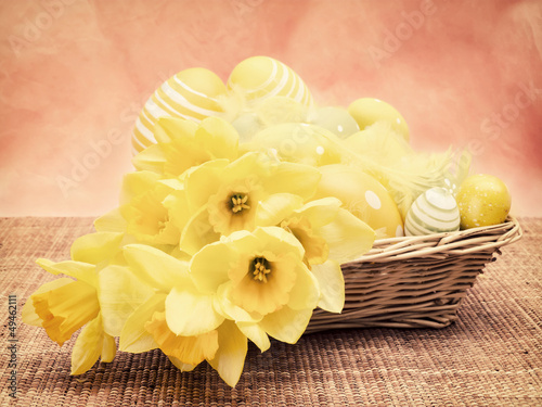 Photo: Vintage Easter Basket Vintage Easter Basket