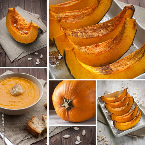 Photo: Pumpkin composition Pumpkin composition