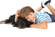 Foto: Boy with his dog Boy with his dog