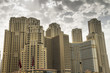 Dubai - Panorama dei grattacieli su The Walk (Jumeirah)