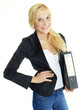 Female apprentice is happy to get a trainee position