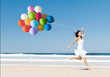 Running and Jumping with ballons