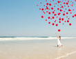 Dropping ballons in the sky