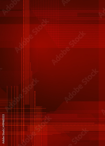 Illustration: red digital template red digital template