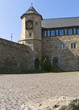 Castle Waldeck near Edersee with clock tower, Germany