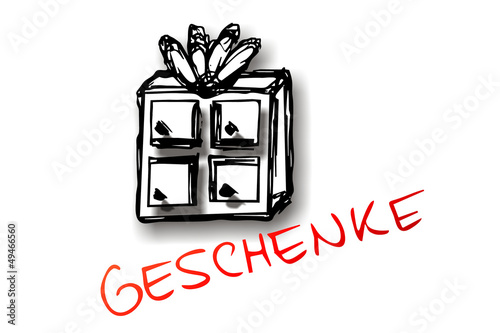 Illustration: Geschenke... Geschenke...