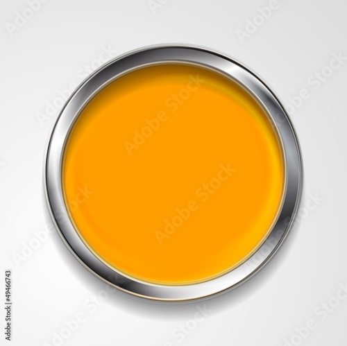 Vector: Vector round shape with silver frame Vector round shape with silver frame