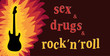 “Sex and drugs and rock’n’roll” fire illustration