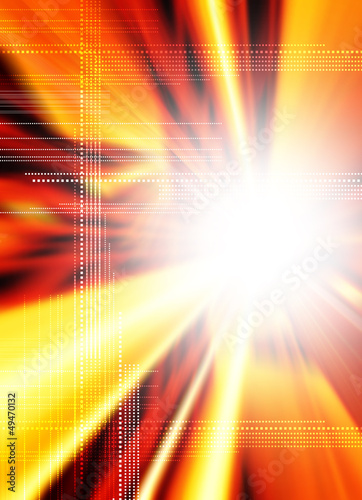 Illustration: digital flare backdrop digital flare backdrop