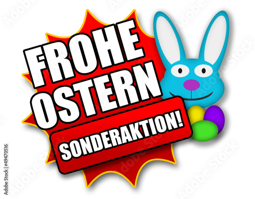 Illustration: Siegel "Frohe Ostern - Sonderaktion !" Siegel "Frohe Ostern - Sonderaktion !"