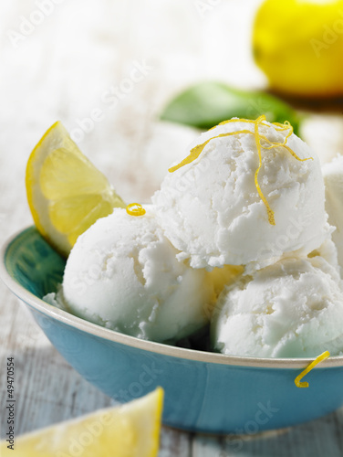 Photo: Zitronensorbet Zitronensorbet