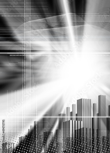 Illustration: city abstract backdrop city abstract backdrop