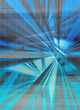 blue digital abstract