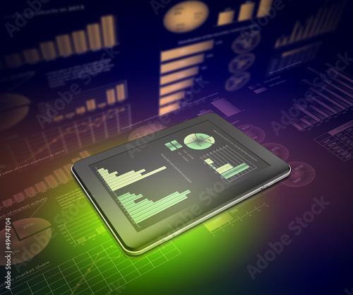 Illustration: Pads with color diagrams Pads with color diagrams