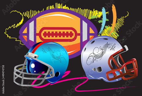 Illustration: american sport popular american sport popular