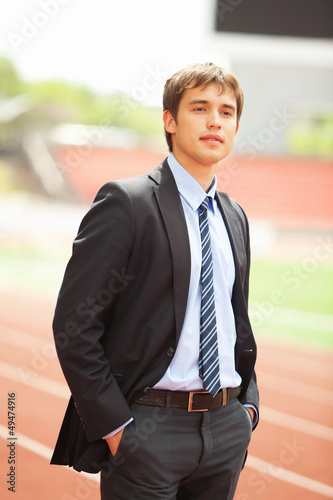 Photo: Portrait of a businessman, Outdoor Portrait of a businessman, Outdoor