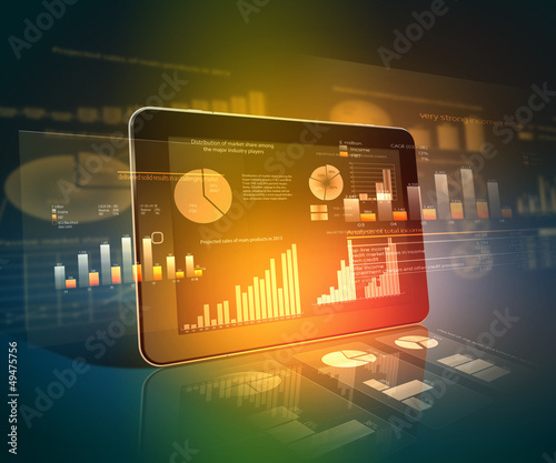 Illustration: Pads with color diagrams Pads with color diagrams