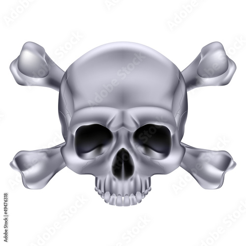Vector: Skull and crossbones Skull and crossbones