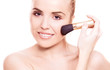 Foto: woman with a brush woman with a brush