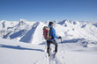 Skitour in den Bergen