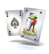 Pik As und Joker