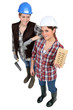 A team of tradeswomen