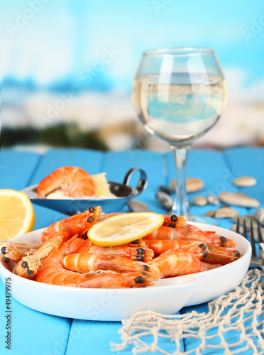 Photo: Shrimps with lemon Shrimps with lemon