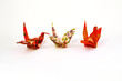Japanese paper cranes