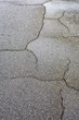Cracked tarmac