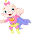 Vector: Super Baby Girl Super Baby Girl