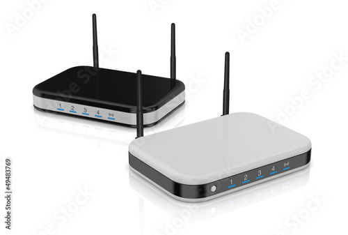 Illustration: modem router modem router