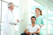 Foto: Patient in a wheelchair Patient in a wheelchair