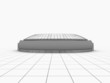 sport arena. 3d illustration in wireframe view