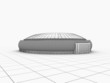 sport arena. 3d illustration in wireframe view
