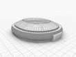 sport arena. 3d illustration in wireframe view