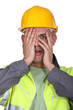 Tradesman afraid to look