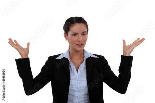 Photo: Bemused businesswoman Bemused businesswoman
