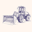loader bulldozer excavator machine