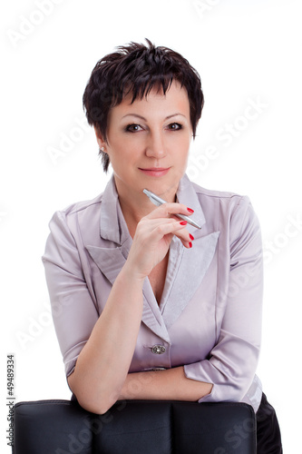 Photo: close-up portraits businesswoman close-up portraits businesswoman