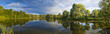 The lake in the village