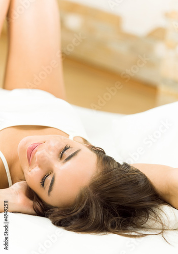 Photo: Young woman sleeping Young woman sleeping
