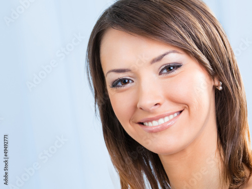 Photo: Close up portrait of beautiful woman Close up portrait of beautiful woman