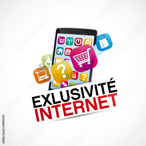 Vector: exclusivité internet exclusivité internet