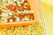 Muschelnudeln roh und gekocht