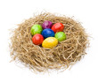 Ostereier im Nest