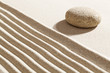 quietness and tranquillity on sand