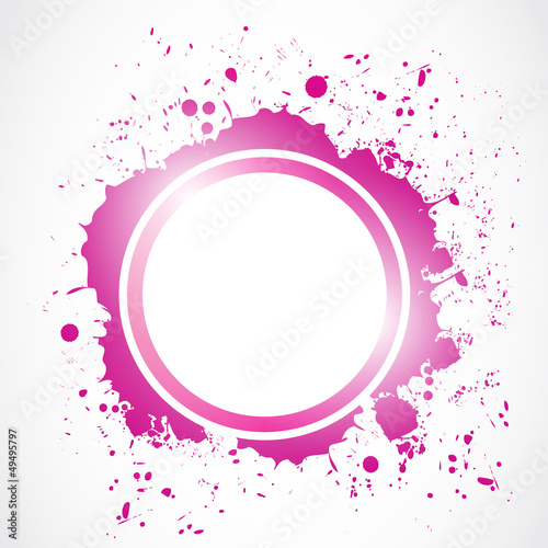 Vector: abstract circle grunge splash abstract circle grunge splash