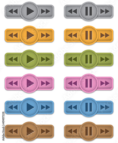Vector: Multimedia icons Multimedia icons